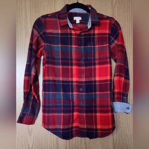 Kat & Jack boys flannel plaid shirt
